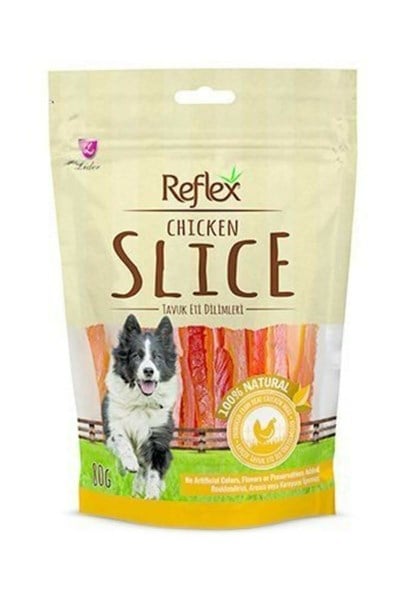 Reflex Chicken Slice Tavuk Eti Dilimleri Doğal Köpek Ödülü 80 G