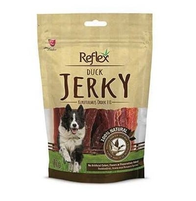 Reflex Duck Jerky Kurutulmuş Ördek Eti Köpek Ödülü 80 G