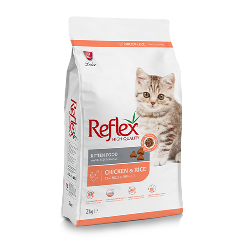 Reflex Kitten Tavuk Etli Pirinçli Yavru Kedi Maması 2 KG