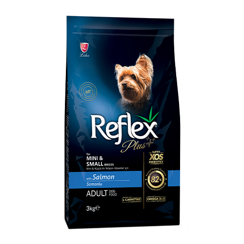 Reflex Plus Mini Somonlu Küçük Irk Yetişkin Köpek Maması 3 KG