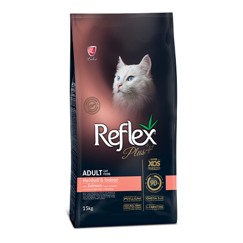 Reflex Plus Somonlu Hairball Yetişkin Kedi Maması 15 kg
