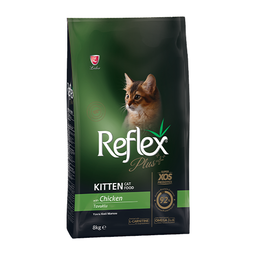 Reflex Plus Tavuklu Yavru Kedi Maması 8 KG