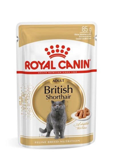 Royal Canin British Shorthair Pouch Yetişkin Kedi Yaş Maması 12 x 85 G