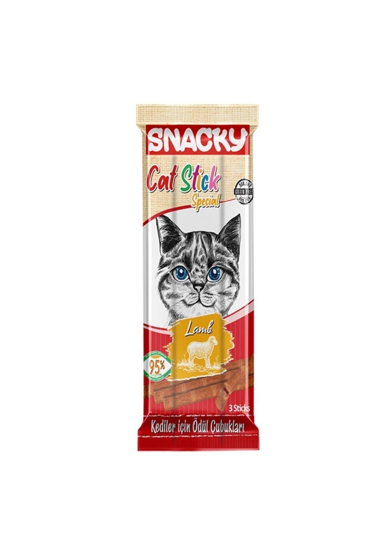 Snacky Kedi Stick Ödül Maması Kuzulu 5 gr x 3 Adet