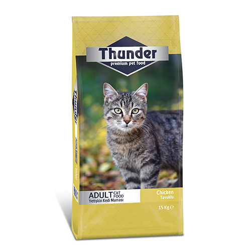 Thunder Yetişkin Tavuklu Kedi Maması 15 kg