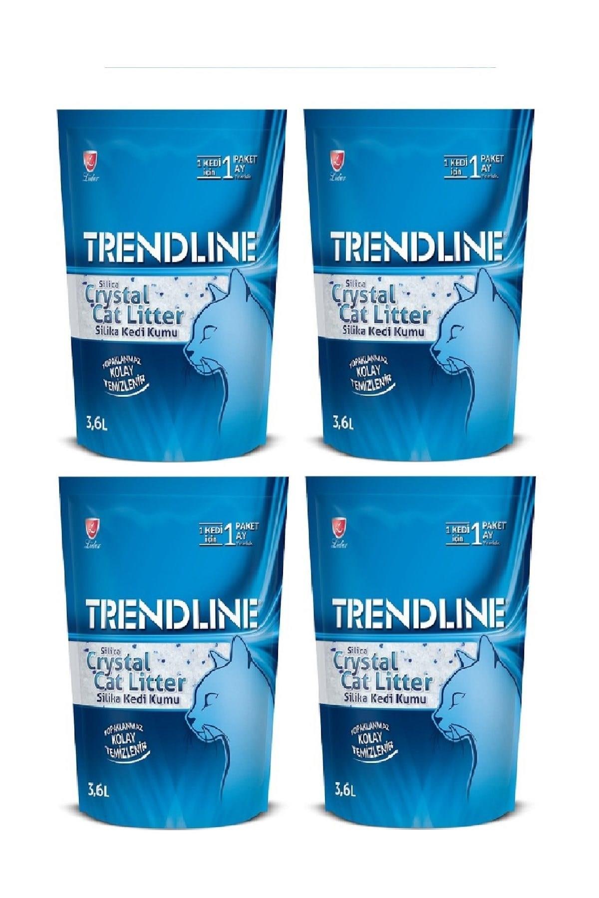 Trendline Kristal Kedi Kumu 3.6 Lt X 4 Adet