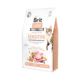 Brit Care Hindili ve Somonlu Tahılsız Yetişkin Kedi Maması 7 KG