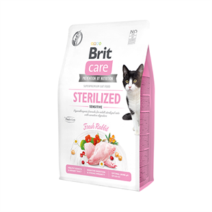 Brit Care Sterilised Sensitive Tavşanlı Yetişkin Kedi Maması 7 KG