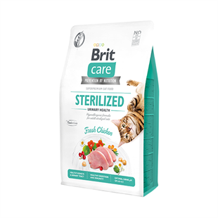 Brit Care Sterilised Urinary Tahılsız Kısırlaştırılmış Tavuklu Yetişkin Kedi Maması 7 KG