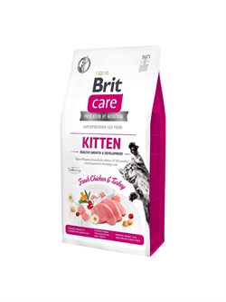 Brit Care Tavuk ve Hindili Tahılsız Yavru Kedi Maması 7 KG