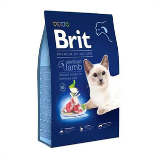 Brit Premium By Nature Sterilised Kuzu Etli Kısırlaştırılmış Yetişkin Kedi Maması 8 kg