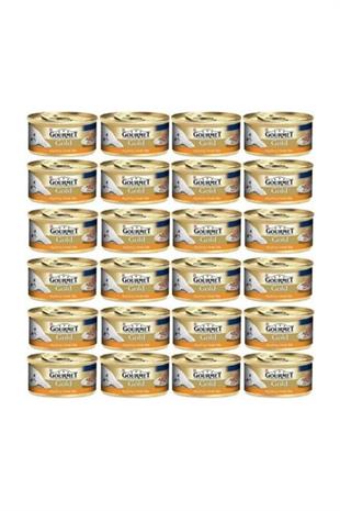 Gourmet Gold Kiyilmiş Hindi Etli Yetişkin Kedi Konservesi 85 Gr 24 Adet