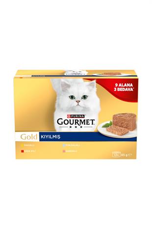 Gourmet Gold Proplan Gourmet Gold Karışık Kedi Konserve 12 Adet