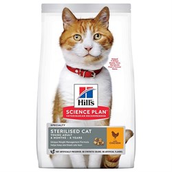 Hill's Sterilised Tavuklu Kısırlaştırılmış Yetişkin Kedi Maması 10 KG