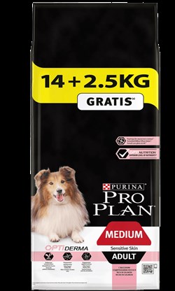 Pro Plan Medium Adult Somonlu Hassas Yetişkin Köpek Maması 14 + 2.5 KG
