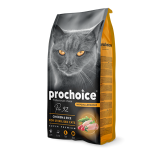 Prochoice Pro 32 Sterilised Tavuklu Kısırlaştırılmış Yetişkin Kedi Maması 15 KG