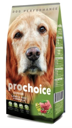 Prochoice Senior Kuzu Etli ve Pirinçli Yaşlı Köpek Maması 12 KG