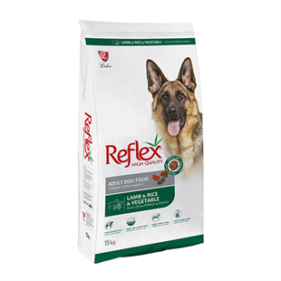 Reflex Adult Dog Kuzu Etli & Pirinçli & Sebzeli Yetişkin Köpek Maması 15 Kg
