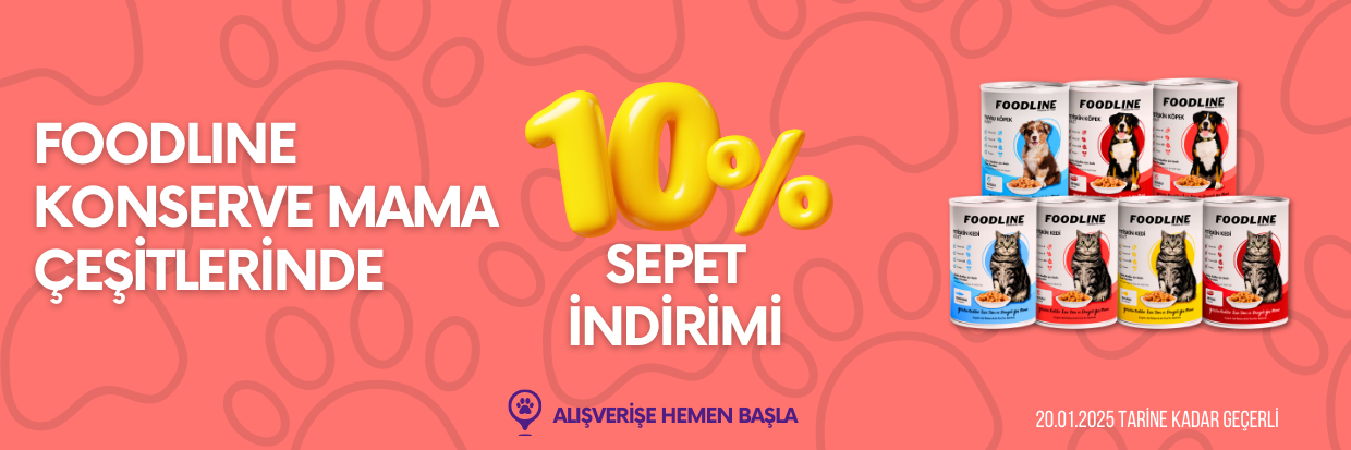 Foodline Konserve Çeşitlerinde Sepet de %10 indirim
