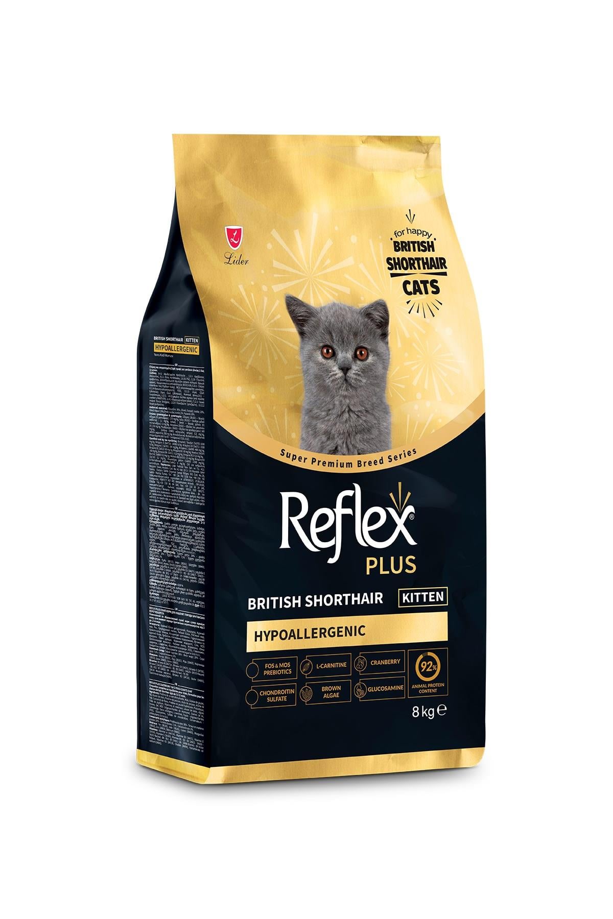  Reflex Plus British Shorthair Yavru Kedi Maması 8 kg