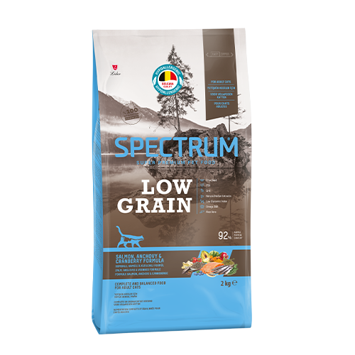  Spectrum Somonlu Hamsili ve Kızılcıklı Düşük Tahıllı Yetişkin Kedi Maması 2 kg
