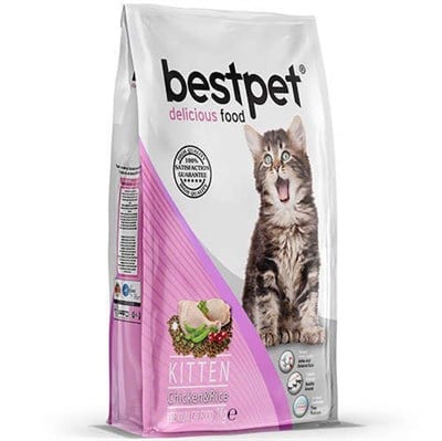 Bestpet Kitten Tavuklu ve Pirinçli Yavru Kedi Maması 1 KG