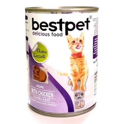 Bestpet Tavuklu Konserve Yavru Kedi Maması 415 G
