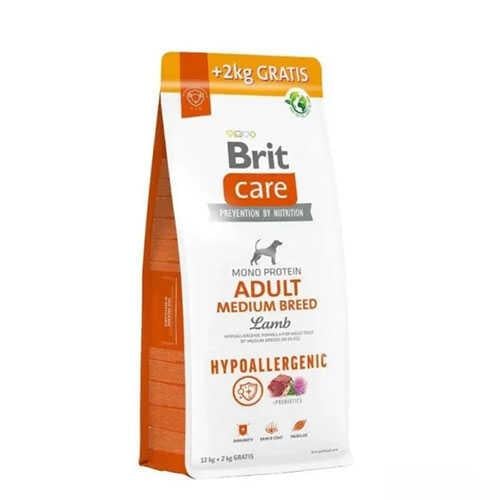 Brit Care Kuzulu Orta Irk Yetişkin Köpek Maması Bonus Paket 12 kg + 2 kg