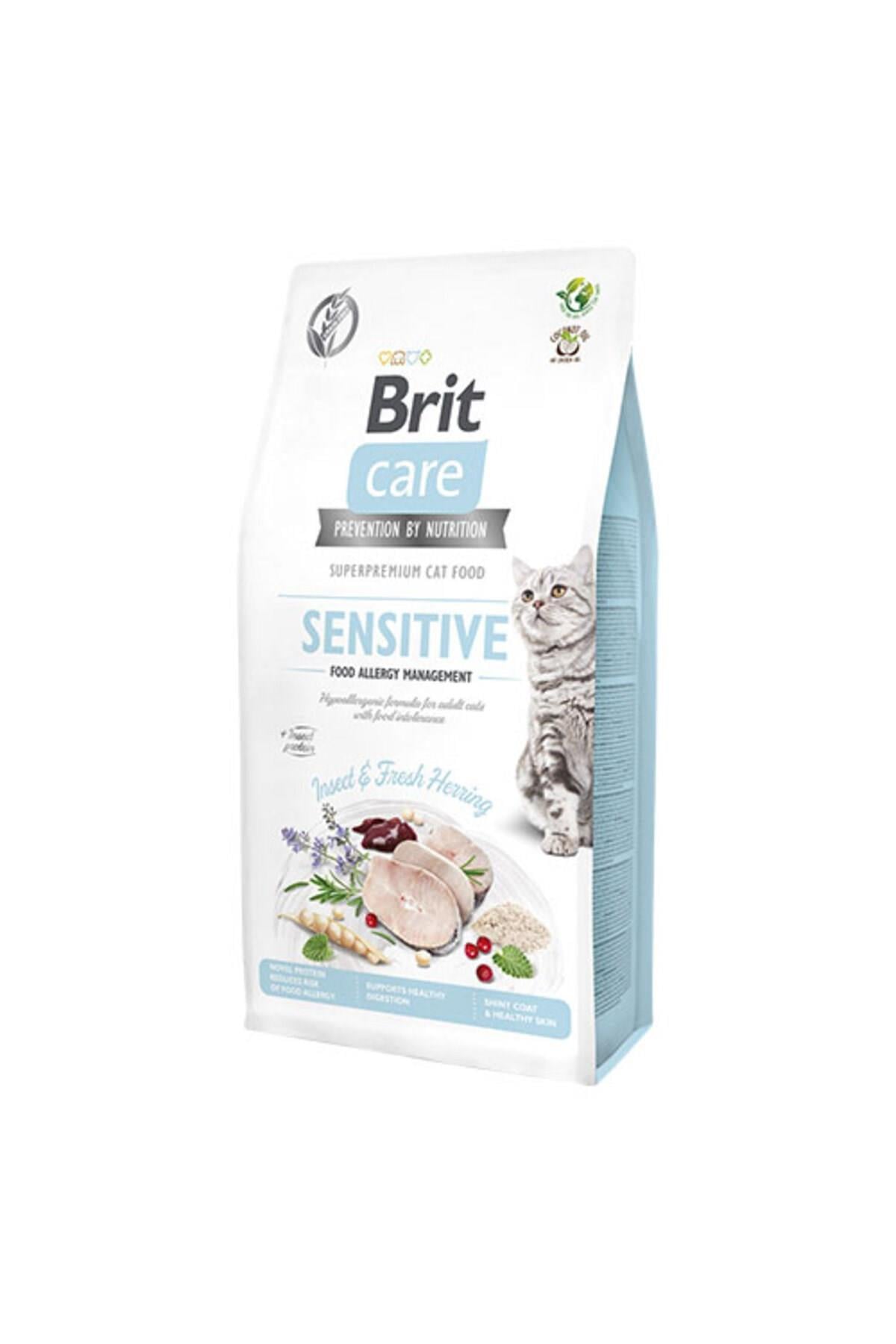 Brit Care Sensitive Hypo-Allergenic Böcek Proteinli Tahılsız Yetişkin Kedi Maması 7 kg