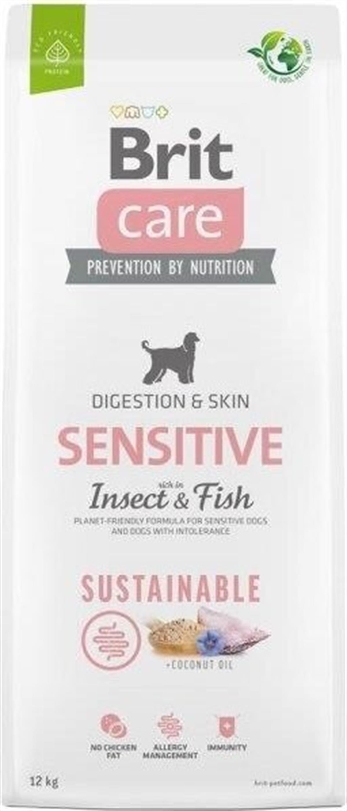 Brit Care Sustainable Sensitive Balıklı Köpek Maması 12 KG