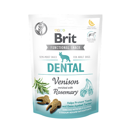 Brit Functional Snack Dental Geyik Etli ve Biberiyeli Köpek Ödül Maması 150 G