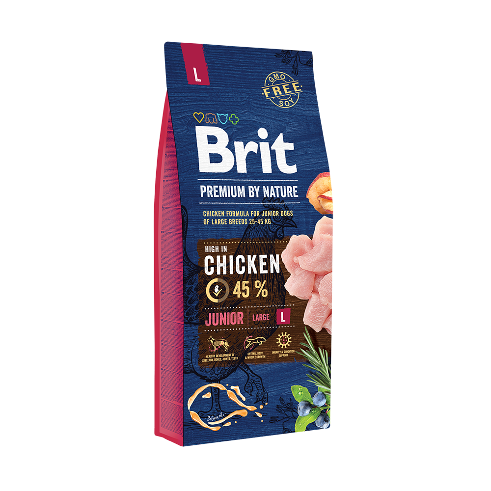 Brit Premium Tavuklu Büyük Irk Yavru Köpek Maması 15 KG