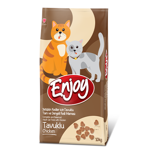 Enjoy Tavuklu Yetişkin Kedi Maması 10 Kg