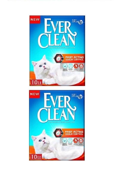 Fast Acting Hızlı Topaklanma Kedi Kumu - 10 Lt X 2 Adet