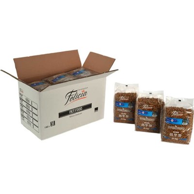 Felicia Somonlu Düşük Tahıllı Yetişkin Kedi Maması 12 x 1 KG