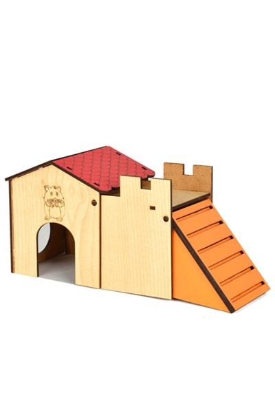 Flip Hamster Evi Tek Katlı