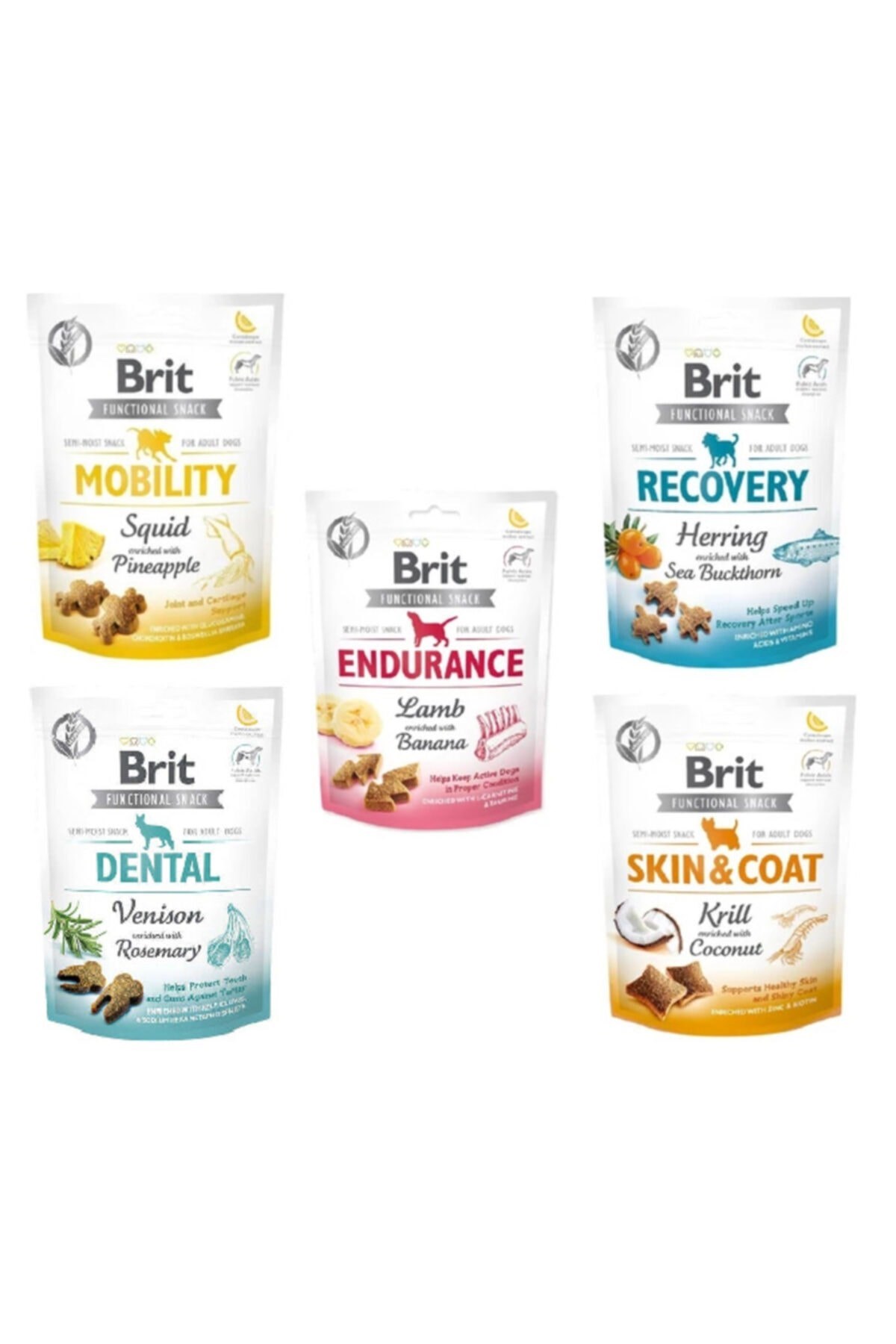 Functional Dog Snack Tahılsız 5 Çeşit Ödül Eğitim Seti
