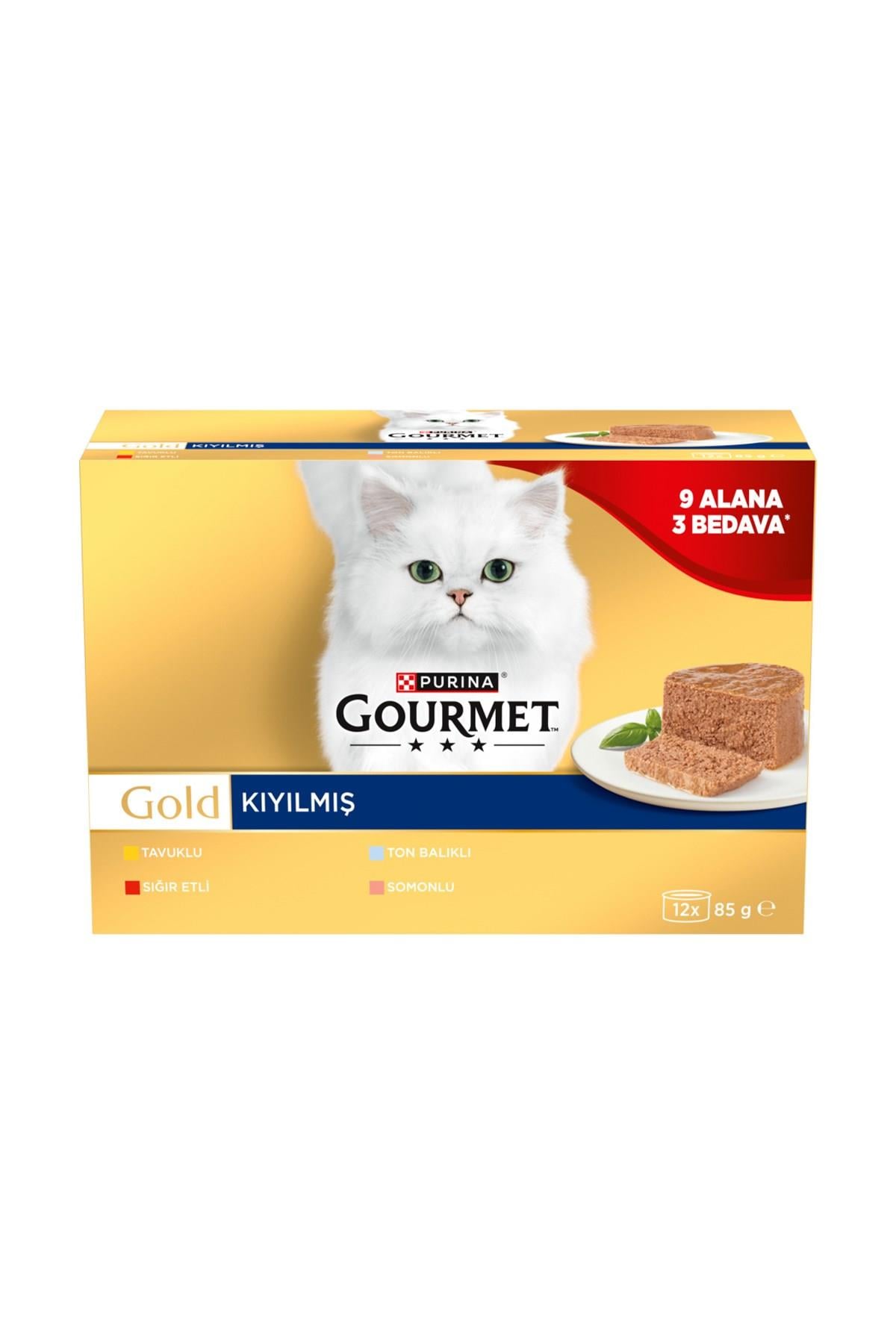 Gourmet Gold Proplan Gourmet Gold Karışık Kedi Konserve 12 Adet