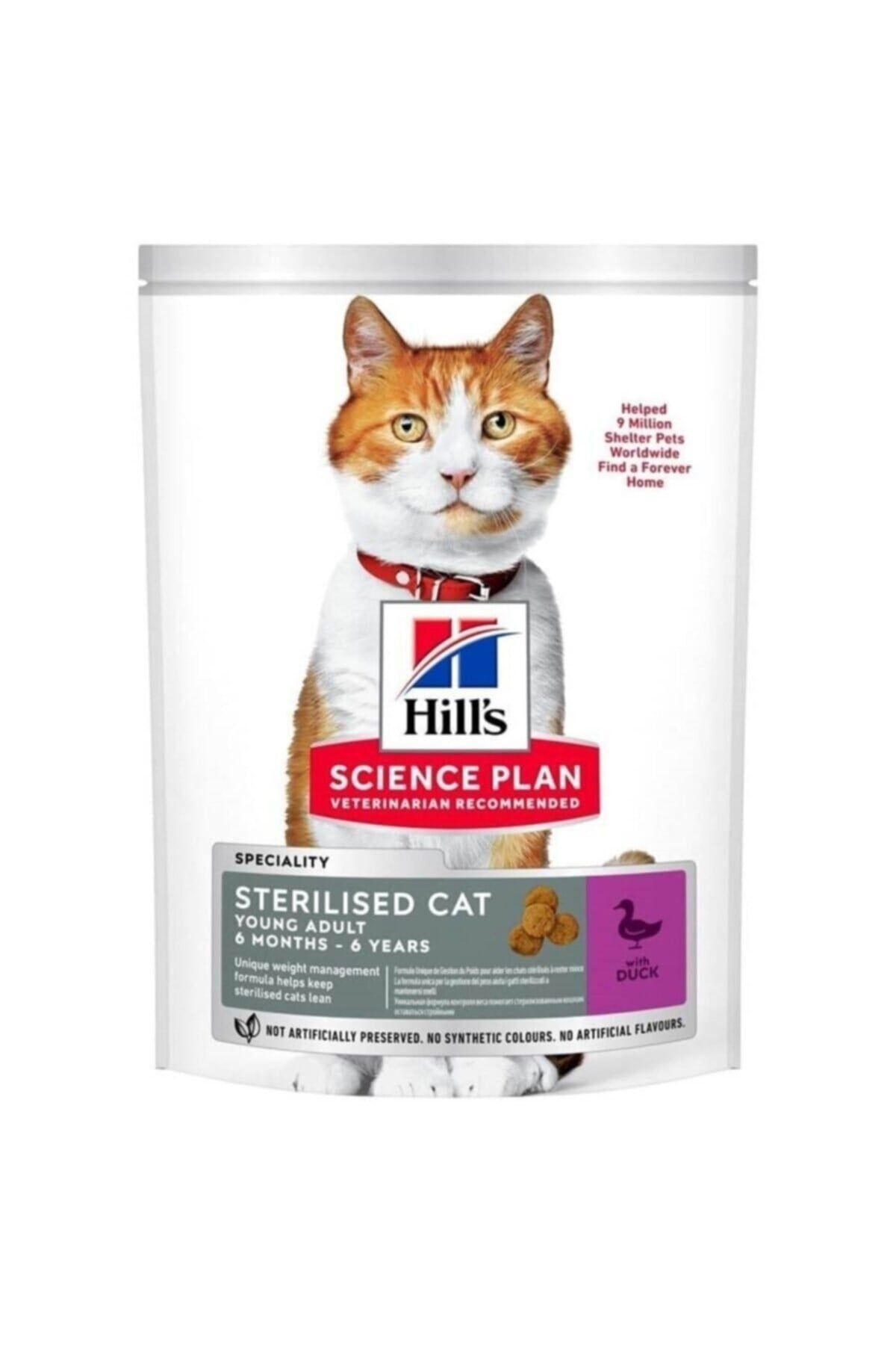 Hills Sterilised Duck Ördekli Kısırlaştırılmış Kedi Maması 3 Kg