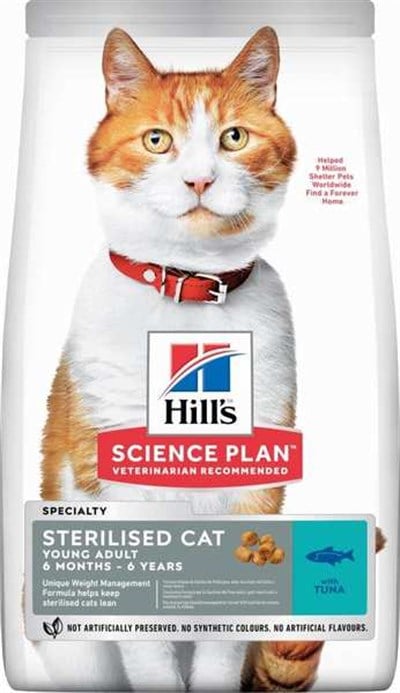 Hill's Sterilised Ton Balıklı Kısırlaştırılmış Yetişkin Kedi Maması 10 KG