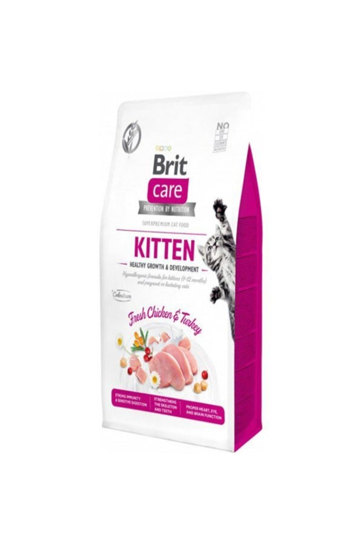 Hipoalerjenik Kitten Tahılsız Tavuk Ve Hindili Yavru Kedi Maması 400 Gr