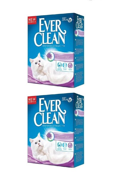 Lavander Topaklaşan Kedi Kumu 10 Lt X 2 Adet