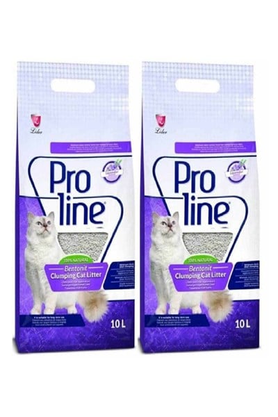 Lavanta Kokulu Bentonit Kedi Kumu 10 Lt X 2 Adet