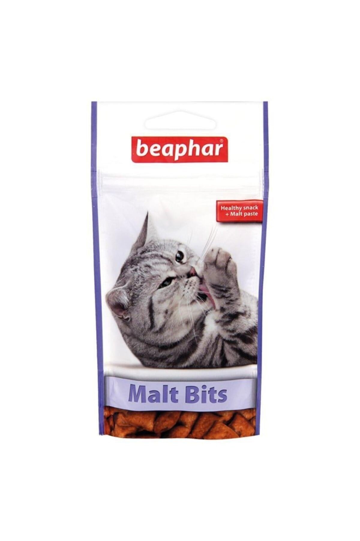 Malt Bits Tüy Yumağı Önleyici Kedi Ödül Tableti 35 gr