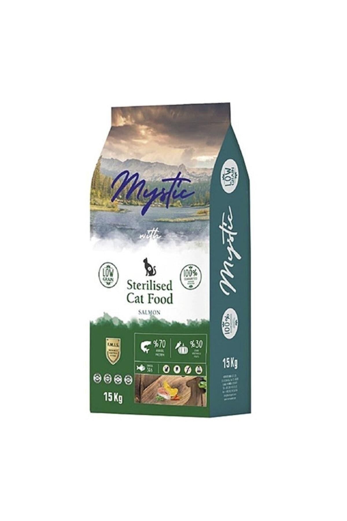 Mystic Az Tahıllı Yet. Kedi Maması Steril  15 Kg