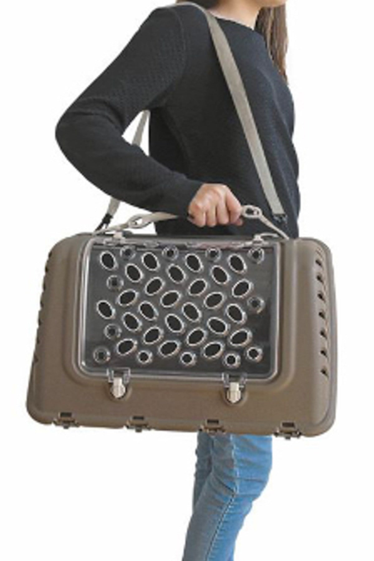 P-BAG Seffaf Kapılı Askılıglı Tasıma Çantası  44 x 26 x 26 Cm