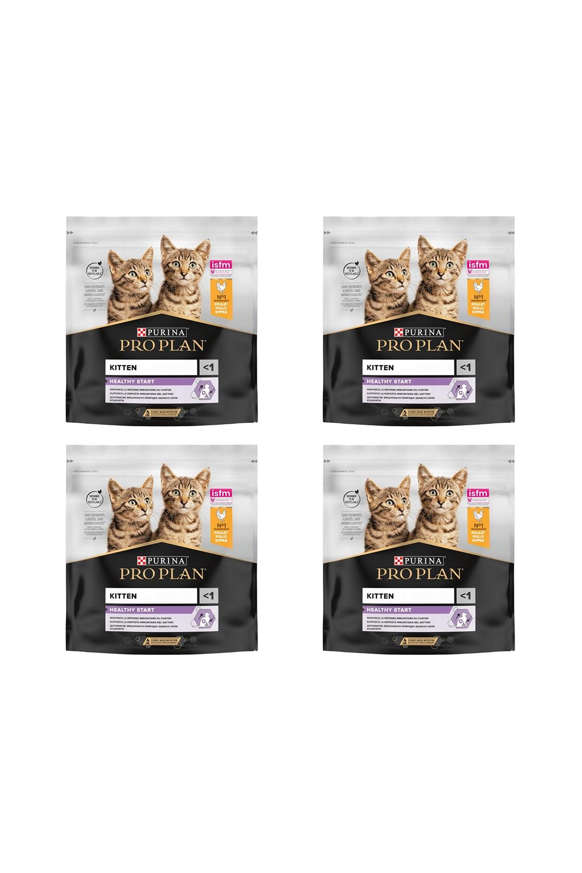 Pro Plan Kitten Tavuklu Yavru Kedi Maması 4 x 400 gr (1,6kg)