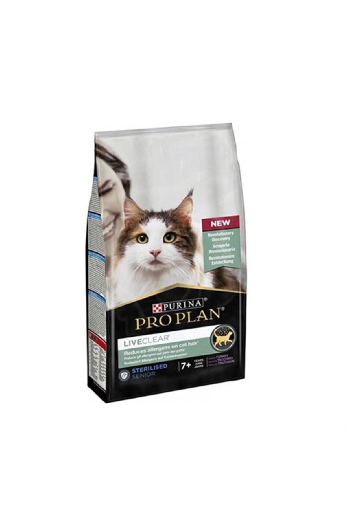 Pro Plan Liveclear +7 Hindili Alerjen Azaltan Kısırlaştırılmış Yaşlı Kedi Maması 1,4 Kg
