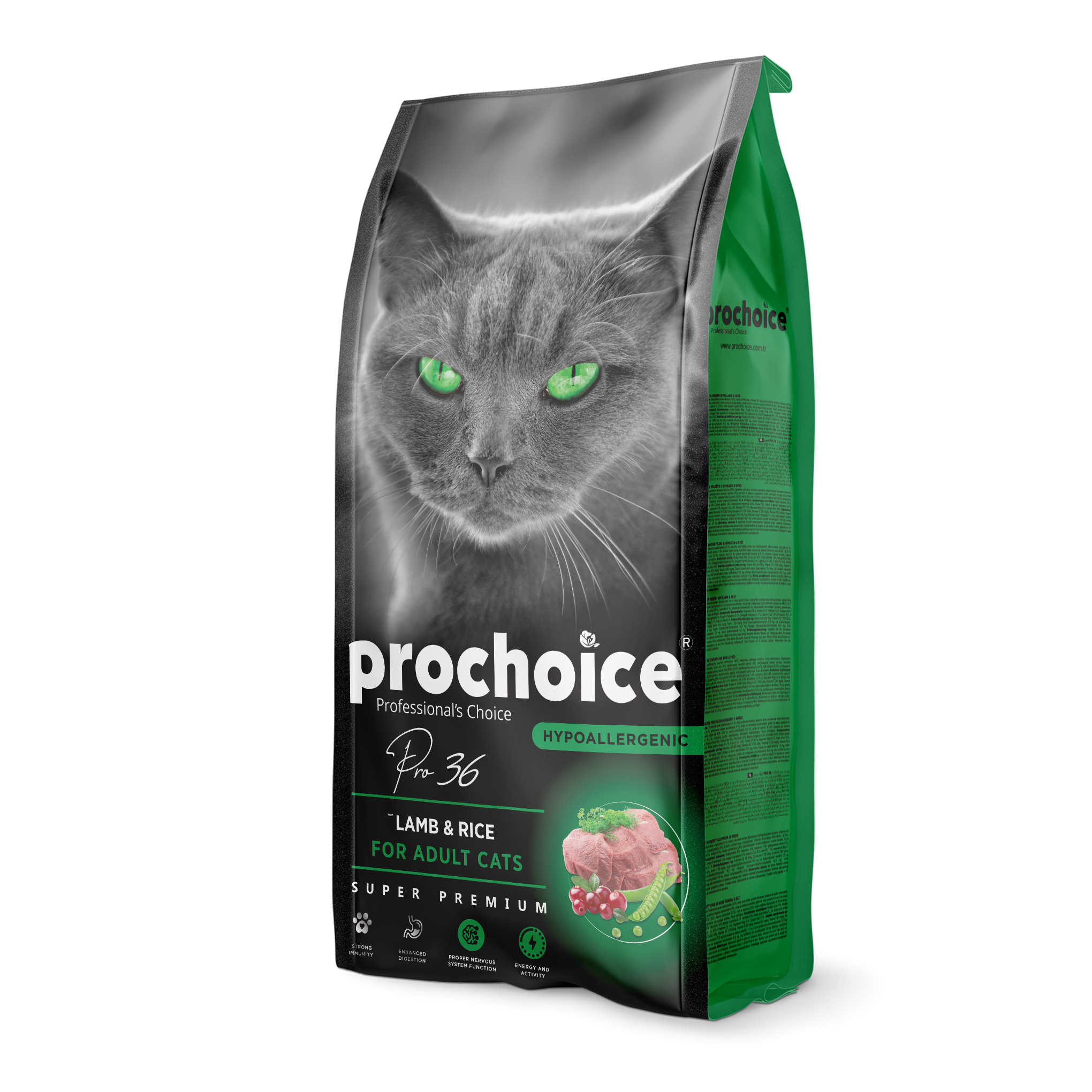 Prochoice Pro 36 Kuzu Etli Yetişkin Kedi Maması 15 KG