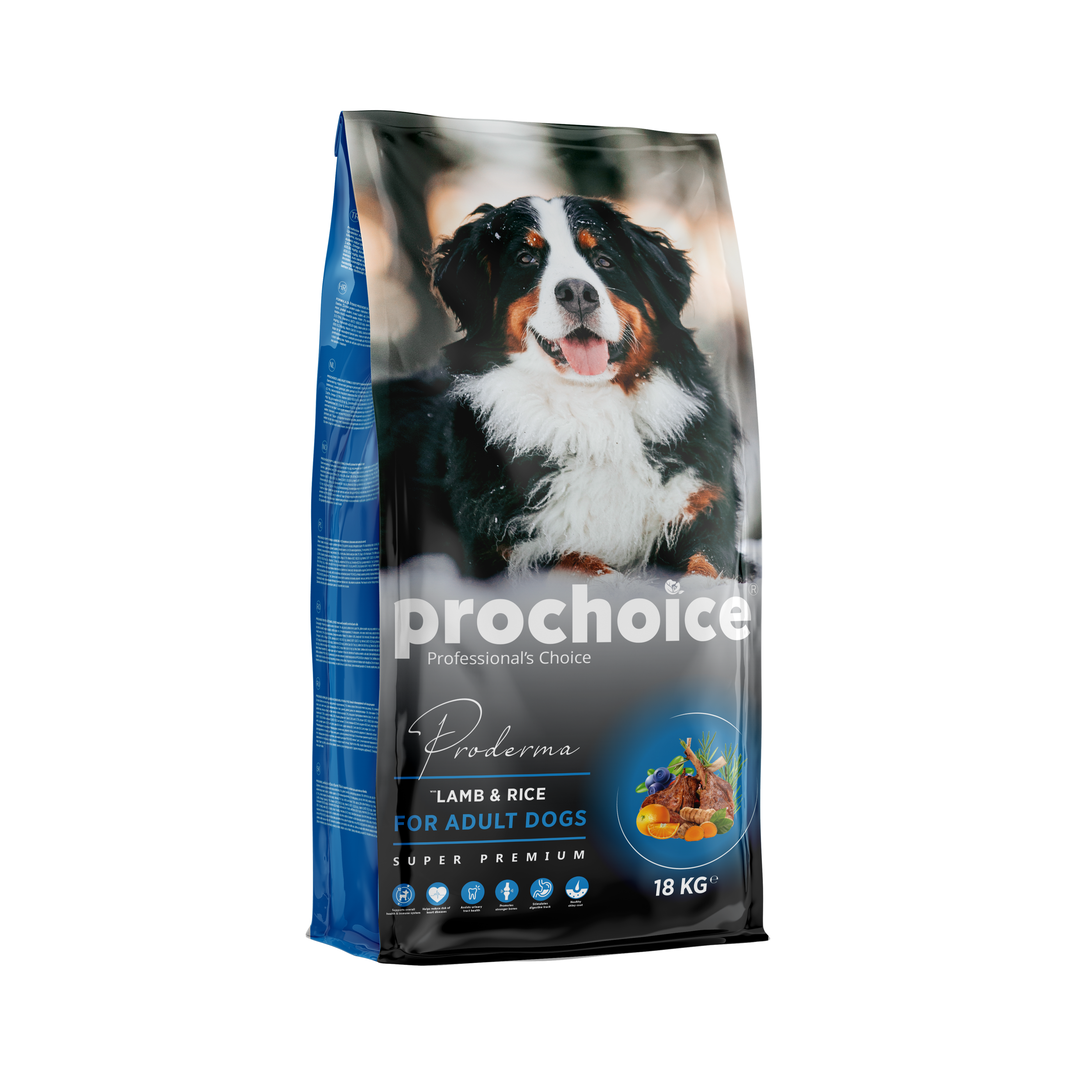 Prochoice Proderma Kuzu Etli ve Pirinçli Yetişkin Köpek Maması 18 KG